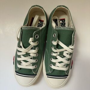 Pro Keds Green Canvas Sneakers